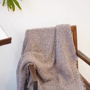 Cha 官方 | Society Limonta 26早春 MULTI 抛光羊驼毛混纺毛线布