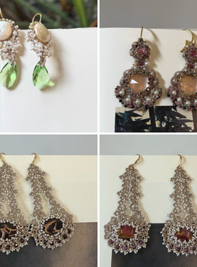 Cha 官方 | LORINA BALTEANU 26早春 繁奢气质镂空宝石耳环合集