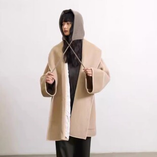 Cha 官方 | Mutedance 绵羊毛翻领短外套