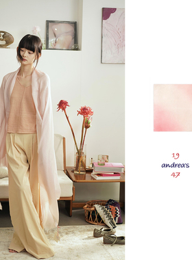 19 Andrea's 47 轻薄柔软 纯色羊绒披肩围巾系列