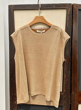 Cha 官方 | Aviva Jifei Xue 25春夏 亚麻无袖上衣