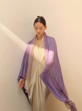 Chá 中国独家｜Botto Giuseppe  Jersey Wand羊绒云朵围巾