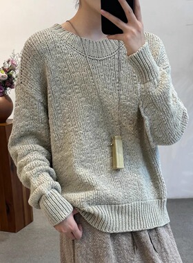 Cha 官方 | Daniel Andresen EUGENIA 棉麻混纺圆领套头衫