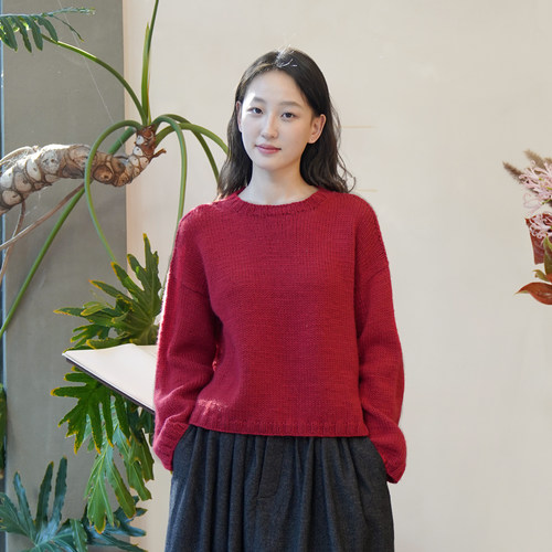 Cha 官方 | NITTO 25秋冬 JARDIM 意大利手工美利奴羊毛套头毛衣