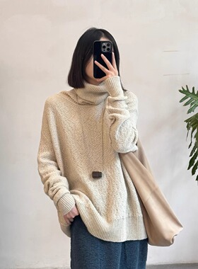 Cha 官方 | Daniel Andresen 25秋冬 TUPELO牦牛绒螺纹堆领针织衫