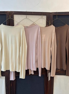 【跳转链接】口碑Top1 io adessofutura黄金羊毛卷边打底针织上衣