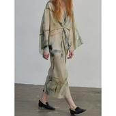 霁 迪丽热巴分享 futura adesso 真丝打结裙