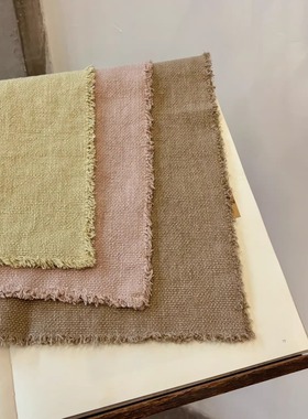 Cha 官方 | Society Limonta 26早春 MAYA 纯色亚麻餐垫 多色选