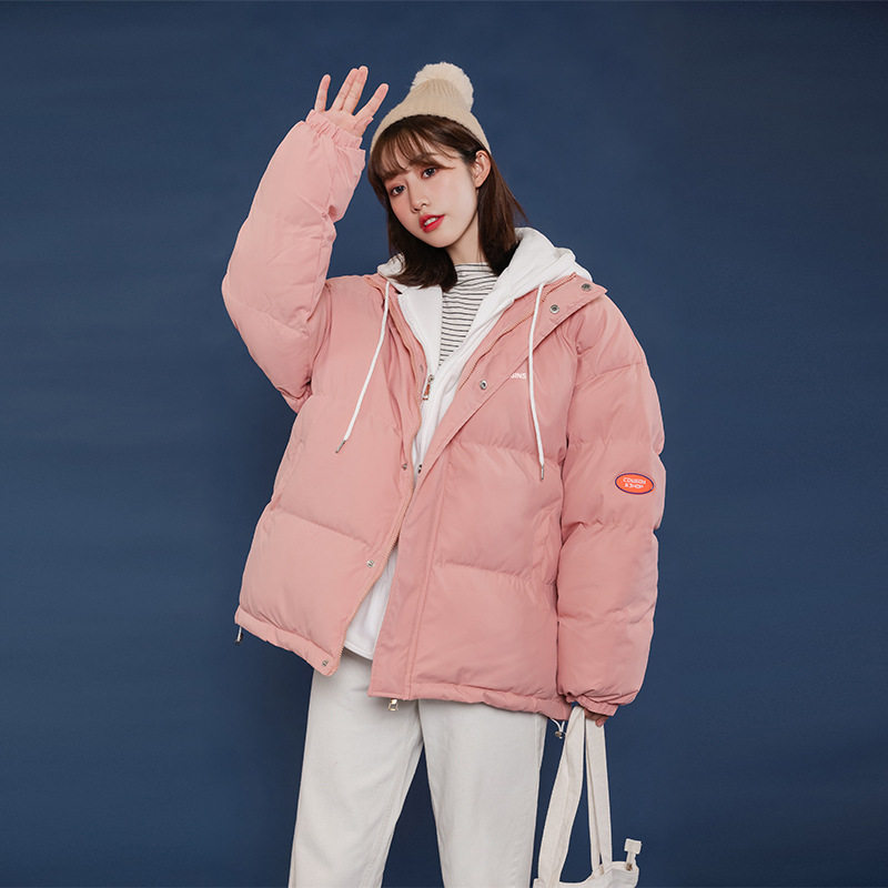 韩版面包服加厚学生棉袄外套宽松