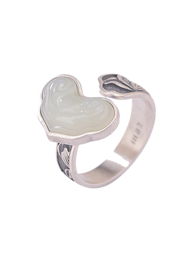 新中式吉祥如意叶子戒指