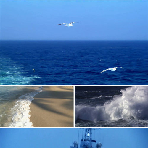 歌曲《水手》配乐成品水手 led动态背景视频素材 大海 海面 海浪
