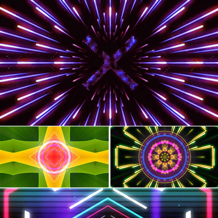 爱要坦荡荡配乐成品 动感舞台led大屏幕视频 动感炫酷万花筒视频