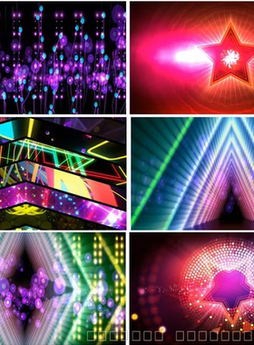 儿歌 快乐的00后 表演背景 动感视频led动态视频素材 舞蹈背景