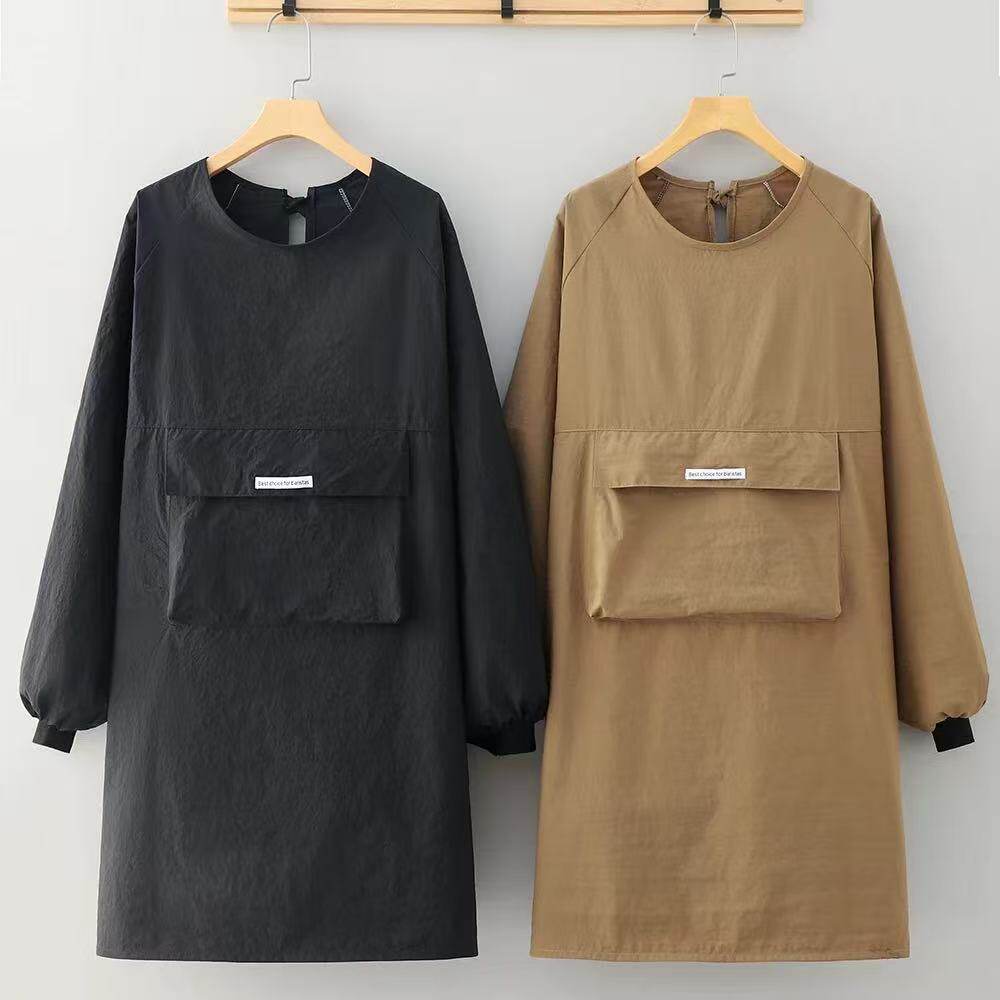 防泼水男女加肥款长袖反穿罩衣家用上班不粘毛洋气年轻耐脏工作服,家庭/个人清洁工具,围裙套装,淘宝优惠券,粉丝福利购,淘宝优惠卷