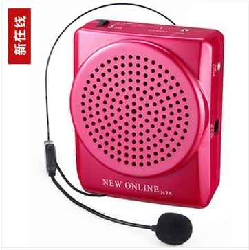 新在线N74扩音器教师专用扩音机教学小蜜蜂上课话筒喇叭腰挂腰麦