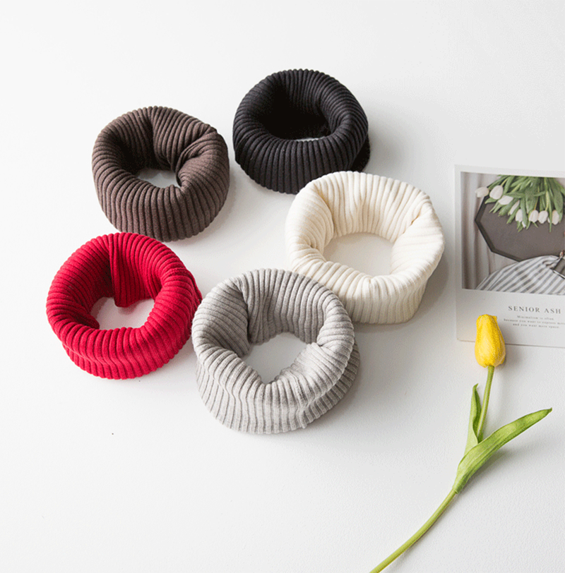 秋冬新款桑蚕丝羊绒防寒套头围脖