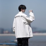 相机片原创花卉大码港风宽松棒球服夹克外套男J839P78控108，男装夹克，电商A029