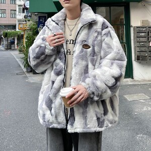 秋冬新款港风大码绣花毛绒内里加厚棉衣外套 MY188 P115 控168图片