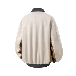 秋冬白底立体图大码绣花拼接夹克外套棒球服 男 J863 P88 控138图片