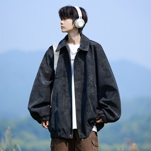 二开原创相机片港风大码绣花皮衣皮夹克外套男 J872 P88 控138，男装夹克，电商A029