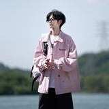 相机片原创花卉大码港风宽松棒球服夹克外套男J839P78控108，男装夹克，电商A029