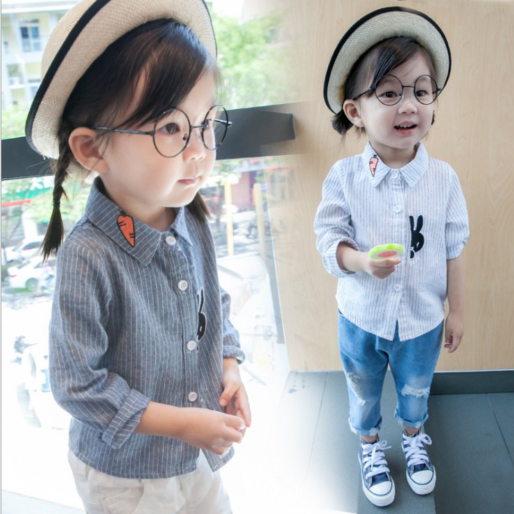 Chemise enfant à manche longue - Ref 2082987 Image 1