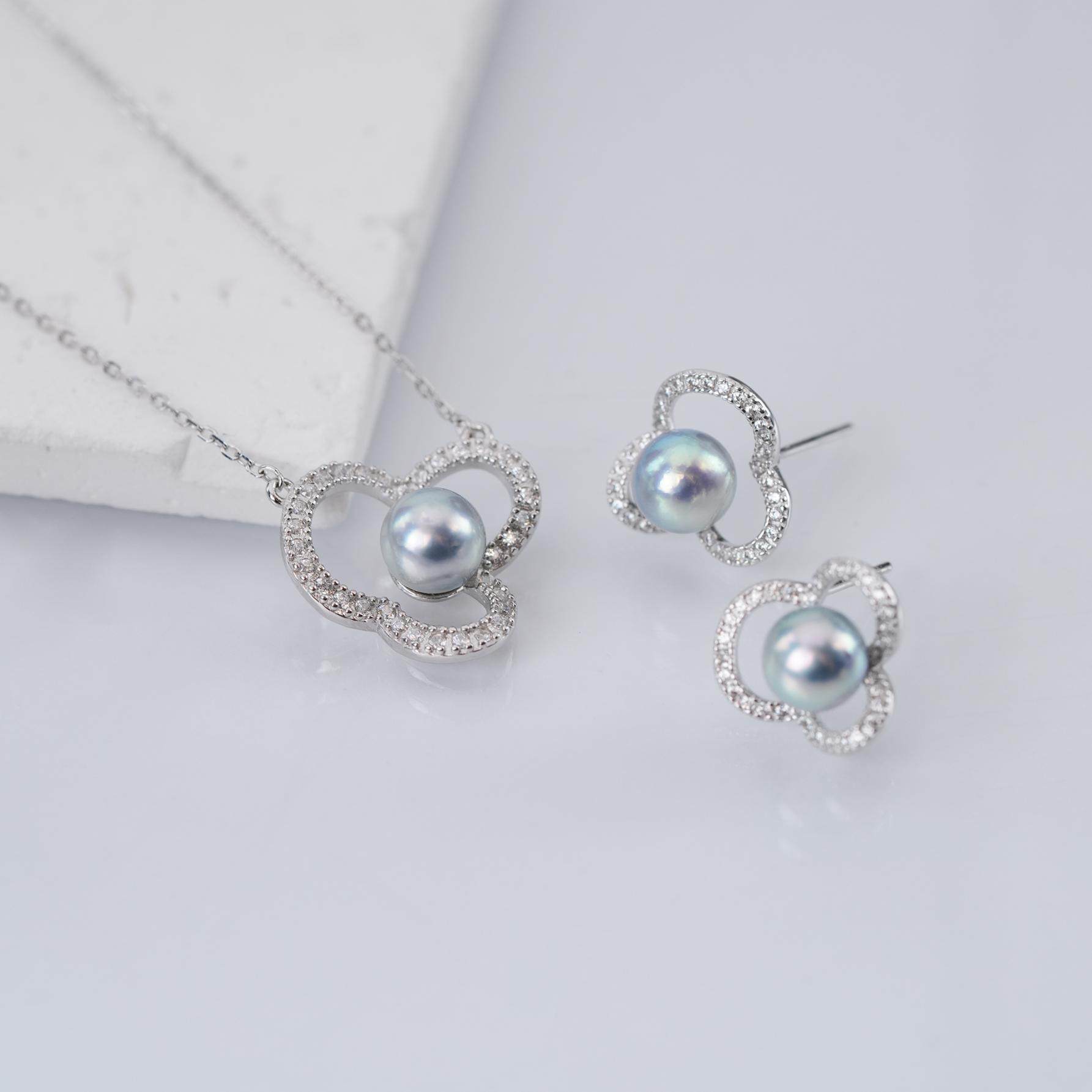 【仙仙专属】6-7mm925银海水真多麻（套装）H925J0700+H925E0699,珠宝/钻石/翡翠,颈饰,淘宝优惠券,粉丝福利购,淘宝优惠卷