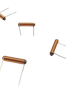 铁氧体磁R棒电感器R1.7×12-7.4uh 0.3线径卧式插件定制铜线3.015