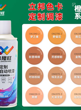 信隆旺NIPPON立邦色卡橙色自喷漆金属家具木器调漆汽车涂鸦手摇漆