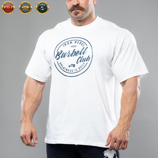 美国IronRebel短袖T恤IR原装进口OG Barbell Club Oversized白色