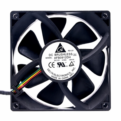 全新台达DELTA 9025 9厘米双滚珠12V2.5A 4线PWM风扇AFB0912DH