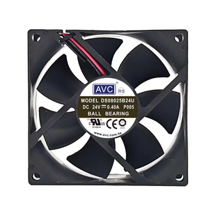 适用于日立电梯配件变频器风扇AVC DS08025B24U 24V0.40A 8cm风扇