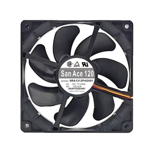 全新原装三洋Sanyo 9RA1212P4G001 12V 0.55A 12025 直流散热风扇