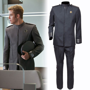 星际迷航暗黑无界柯克船长kirk舰长史波克大副制服cosplay服装男