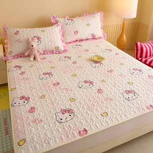 定制A类三丽鸥纯棉床盖榻榻米床单定制全棉夹棉绗缝炕盖四季通用