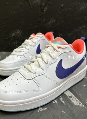 NIKE耐克 COURT BOROUGH GS低帮耐磨透气休闲运动板鞋BQ5448-112