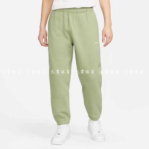 Nike耐克针织长裤男款Nike Solo Swoosh休闲加绒运动裤DX1365-386
