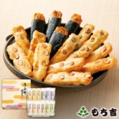 日本零食代购 煎饼52枚 福冈もち吉Mochikichi什锦米菓豆子仙贝日式