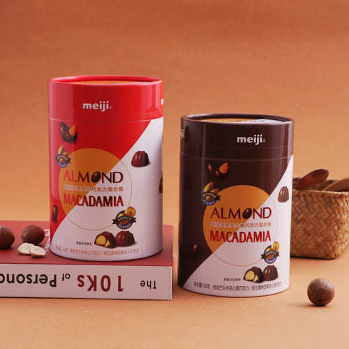 meiji明治澳洲坚果双拼巴旦木夹心巧克力可可脂年货送礼混合装