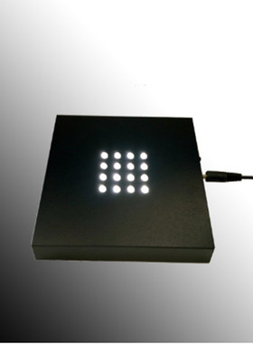 正方形水晶灯琉璃珠宝发光底座