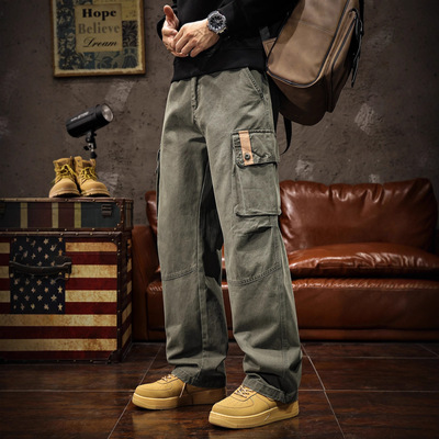 美式高端加绒工装裤男加厚2025