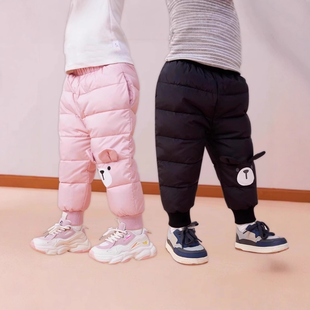 儿童羽绒裤男童女童冬装宝宝保暖