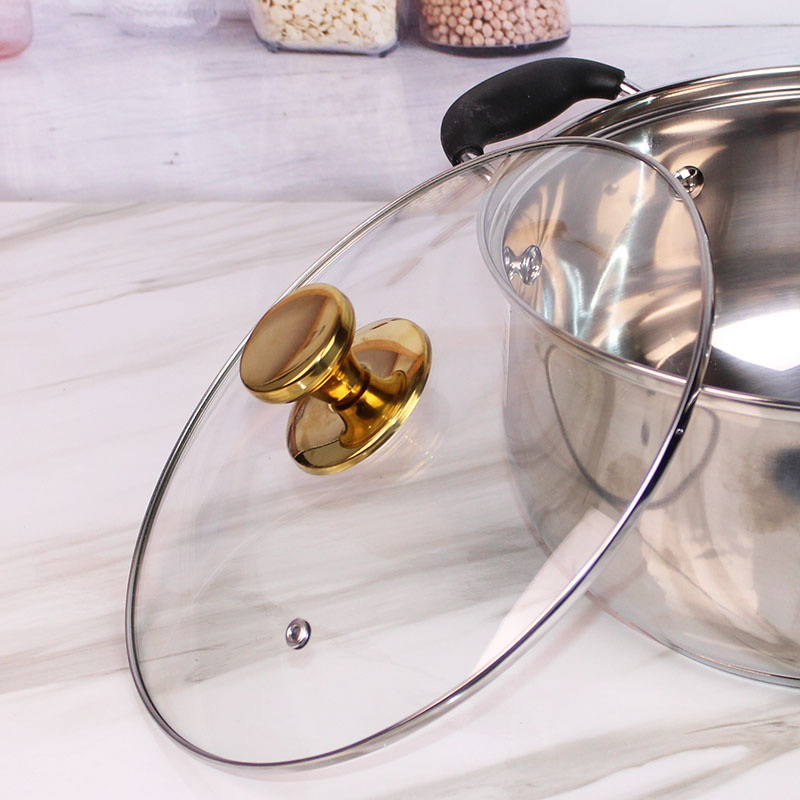 玻璃锅盖加厚钢化玻璃c型锅盖