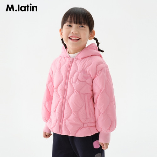 【商场同款】马拉丁童装儿童羽绒服冬女小童连帽轻薄羽绒服