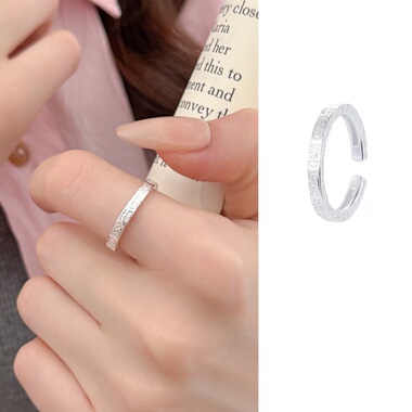 吉言｜S999银转运招财纳福戒指男女新中式文艺复古国潮食指环闺蜜