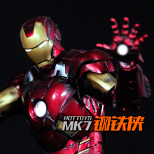 乔爸重涂 钢铁侠 mk7 hottoys pi HT铁人 复联 改色上色代工 战损