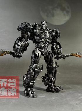 乔爸重涂 孩之宝猩猩队长SS106 变形金刚野兽崛起电影版 超能勇士