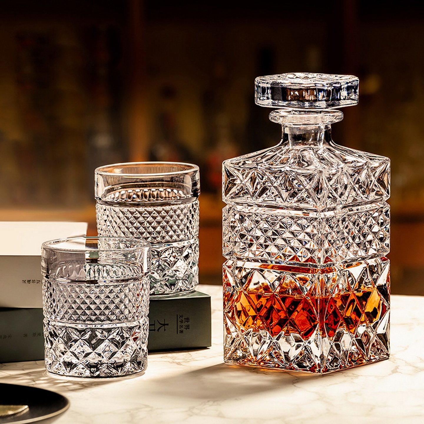 威士忌酒杯套装家用高颜值洋酒酒具酒柜装饰摆件分酒壶红酒洋酒瓶,餐饮具,洋酒/威士忌杯,淘宝优惠券,粉丝福利购,淘宝优惠卷