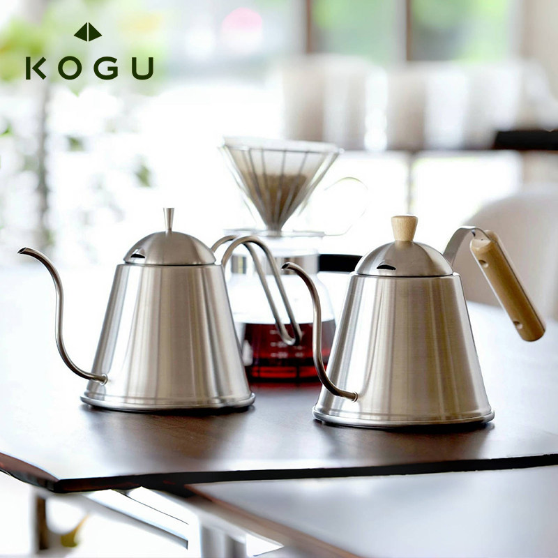 日本原装进口KOGU不锈钢咖啡壶细嘴手冲壶烧水壶明火/电磁炉,餐饮具,咖啡壶,淘宝优惠券,粉丝福利购,淘宝优惠卷
