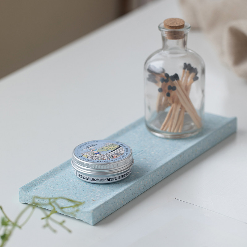 日本COGIT硅藻土垫子洗漱台吸水浴室台面速干杯垫香皂香水瓶防滑